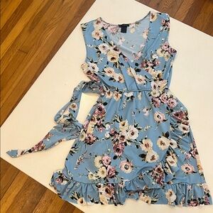 Floral Wrap Dress